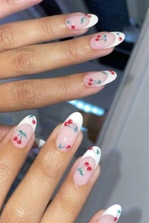 15 + Cool Y2K Nail Aesthetic Ideas for your next Manicure in 2022 | Cherry nails, Glue on nails ...