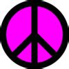 Neon Green & Black Peace Sign Clip Art at Clker.com - vector clip art online, royalty free ...