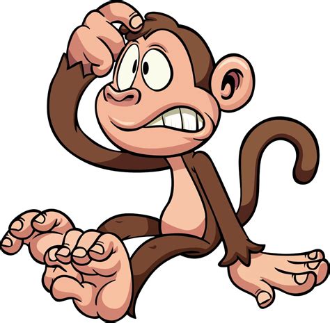 Collabmonkey - Confused Cartoon Clipart - Full Size Clipart (#3743959) - PinClipart