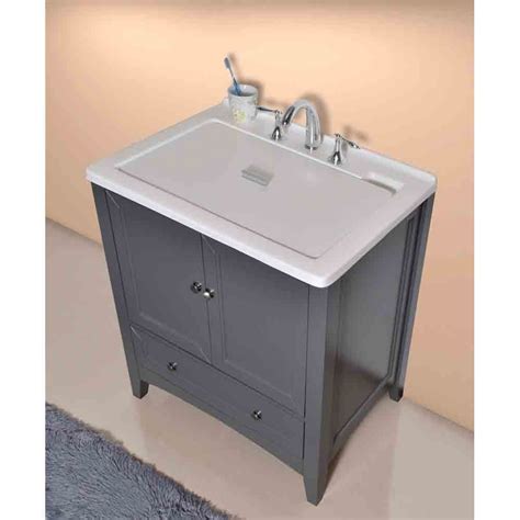 Stufurhome 30.5" Laundry Utility Sink Vanity - Gray | Laundry sink, Sink, Laundry room diy