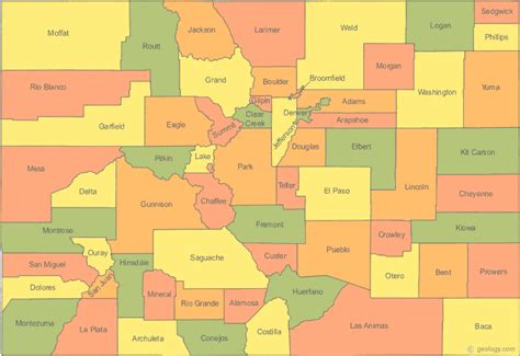 Map of Colorado