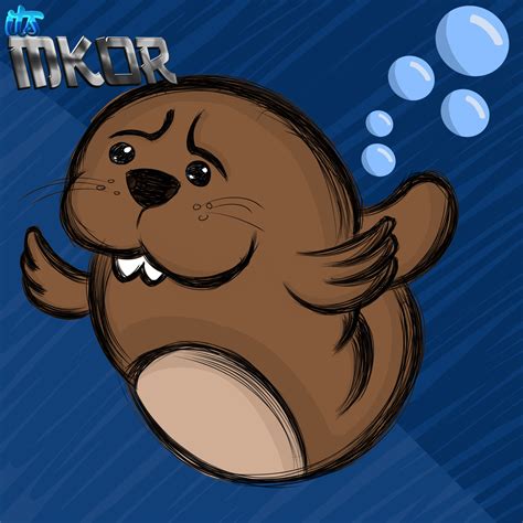 Manatee [Sketch] - 9/26/15 by itsMKOR on Newgrounds