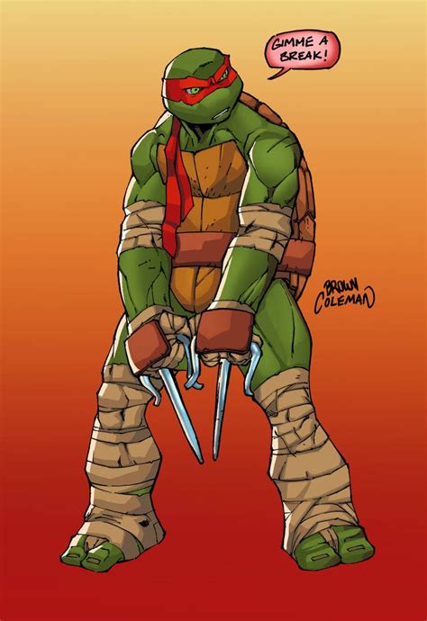 Raphael July 05 2016 by Timothy-Brown | Teenage mutant ninja turtles artwork, Teenage mutant ...