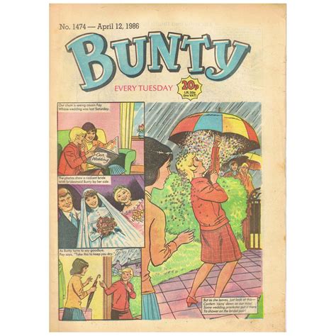 12th April 1986 - BUY NOW - Bunty comic - issue 1474 - an original comic.