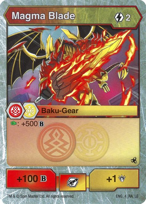 Magma Blade - The Bakugan Wiki