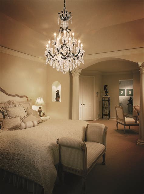 Make a grand statement with chandeliers in the bedroom | Bellacor ...
