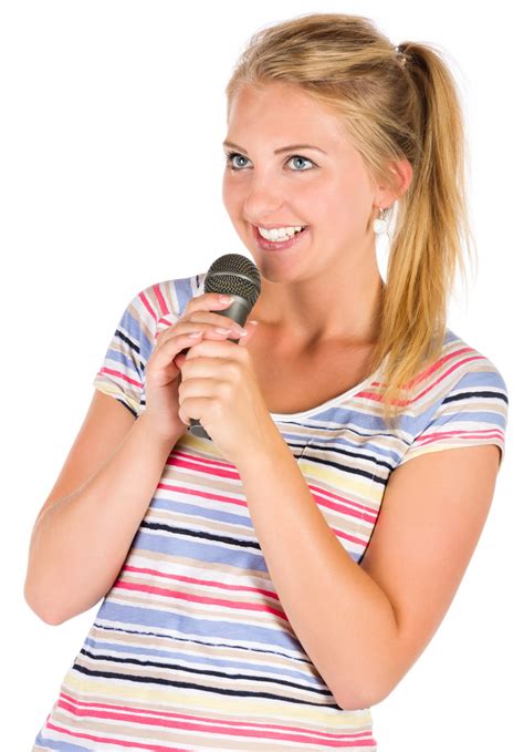 Young Woman Singing Free Stock Photo - Public Domain Pictures