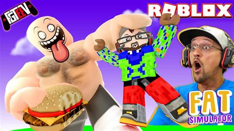 ROBLOX FATTY PANTS! I got so fat, I BROKE THE INTERNET! (FGTeeV x Fat Simulator x Munching ...