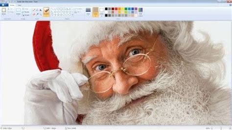 You won't believe this picture of Santa Claus was drawn with MS Paint | Microsoft paint, Art ...