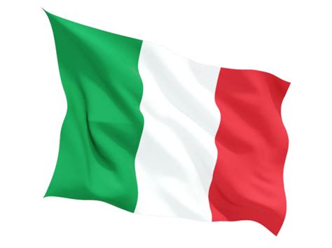 Bandera Italia Clásica PNG transparente - StickPNG