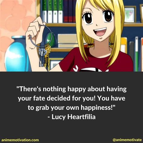 Lucy Heartfilia quotes - Fairy Tail | Fairy tail quotes, Fairy tail ...