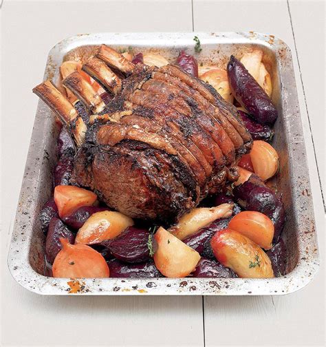 Jamie Oliver’s Prime rib roast with garlic & rosemary | Beef recipes ...