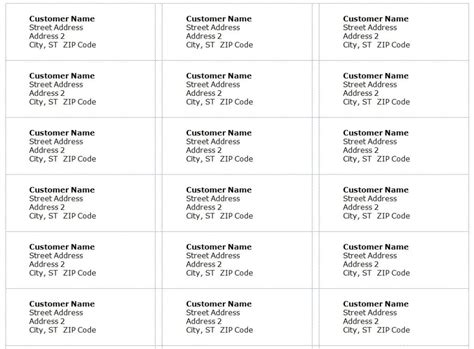 Avery 5160 Label Template Excel – williamson-ga.us