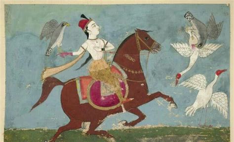 Chand Bibi hawking on a chestnut stallion | Indian art paintings, Vedic art, Mughal paintings