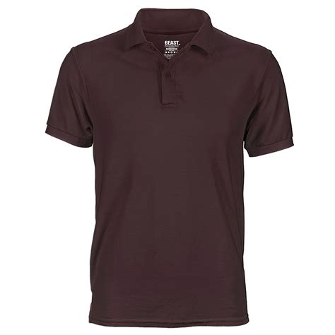 Coffee Brown Men's Polo T Shirt | Premium Menswear at Best Value Prices