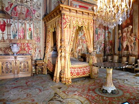 Royal bedroom inside the Fontainebleau. | Frankreich