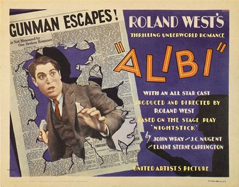 Oscar Movies Review #10: Alibi (1929)