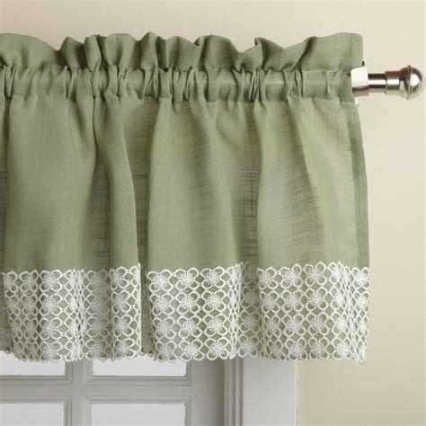 Ethelyn 60" Curtain Valance #WindowTreatmentPanels | Kitchen curtains, Country style curtains ...