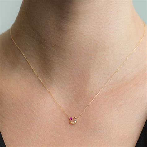 RUBY MOON NECKLACE(2ZN2314)K18 ネックレス｜スタージュエリー公式オンラインストア