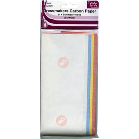 Dressmakers Carbon Paper Pack - 5 Sheets (28 x 23cm) - Ackroyd and Adams Ltd