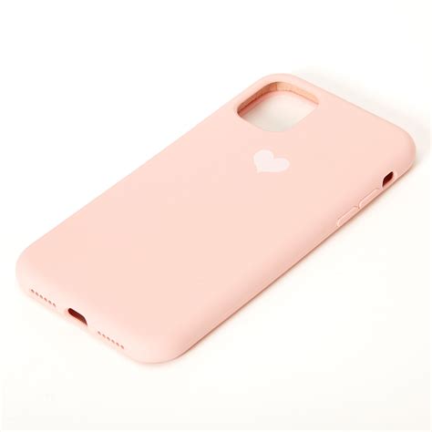 Blush Pink Heart Phone Case - Fits iPhone 11 | Claire's US