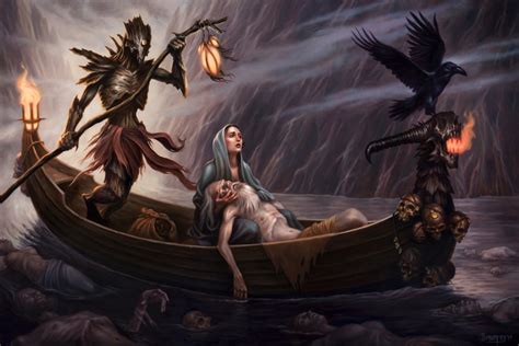 Charon Ferryman of Hades Art Print by Scott Murphy - Etsy