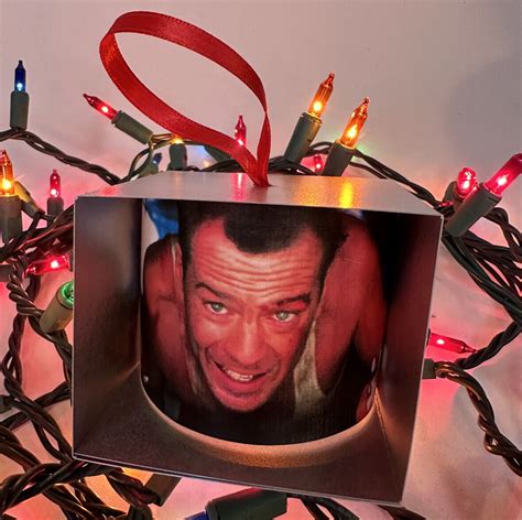 The Original Die Hard Bruce Willis John McClane Vent Scene Christmas Ornament | eBay