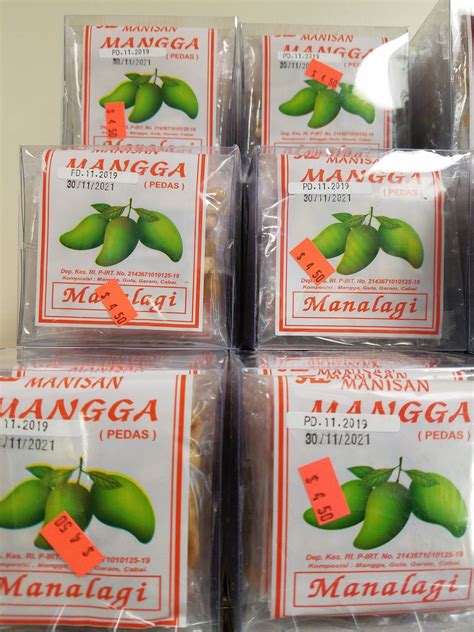 Manisan Mangga Manalagi PEDAS – Cafe Pendawa