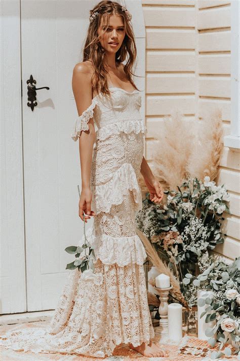 The most romantic boho wedding dresses every bride will want right now ...