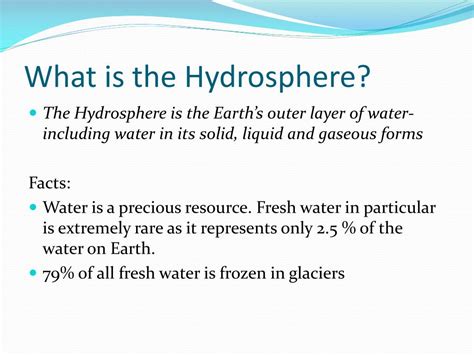 PPT - The Hydrosphere PowerPoint Presentation, free download - ID:2410196