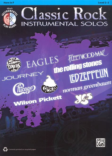 CLASSIC ROCK - Instrumental Solos + CD / lesní roh (horn in F) eNoty.eu