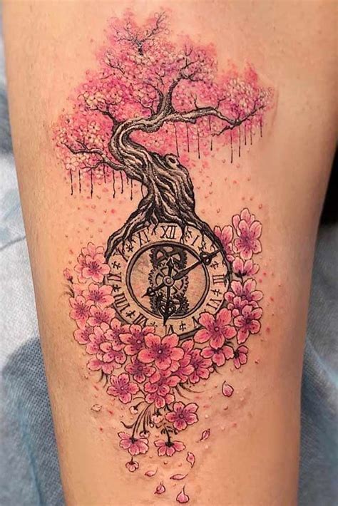 Details more than 78 cherry blossom tree tattoo design best - esthdonghoadian