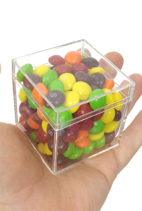 Clear Cube : Clear Candy Box : Transparent Plastic