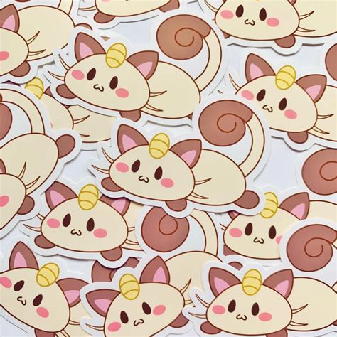 Made Cute Meowth Stickers! :D : pokemon