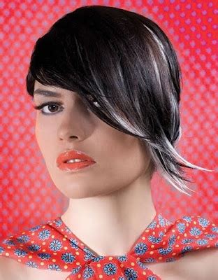Fashion Hairstyles: Haircuts for Medium Hair With Creative Highlights Ideas