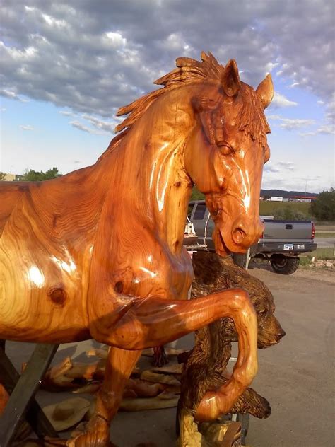 horses chainsaw carving - Google Search | Wood sculpture, Wood carving art, Horses