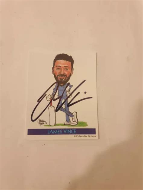 SIGNED ENGLAND WORLD Cup Winners Caricature Card 2019-James Vince £9.99 - PicClick UK