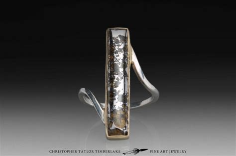 Hubble Pallasite Meteorite Ring - Christopher Taylor Timberlake Fine Art Jewelry