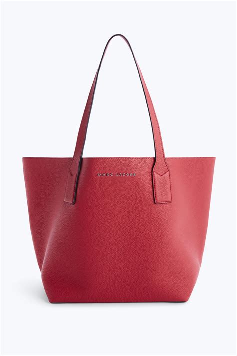 Marc Jacobs 'wingman' Leather Shopping Tote - Pink In Rose Multi ...