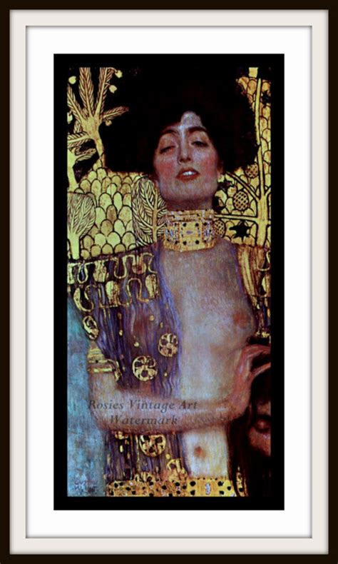 Klimt Judith I Art Nouveau Giclee Fine Art Print Gustav - Etsy