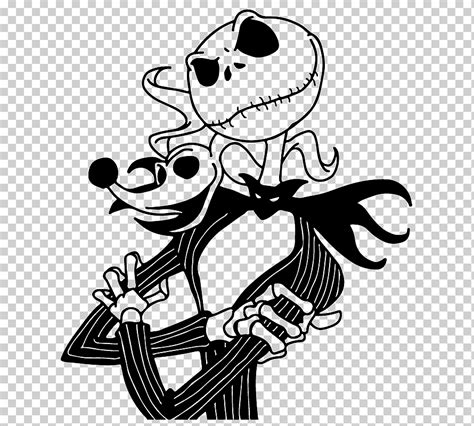 Ilustración de Jack Skellington, dibujo de arte de Jack Skellington Sally youtube, serie ...