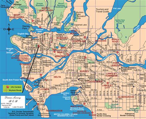 George Vancouver Printable Route Map - Free Printable Download