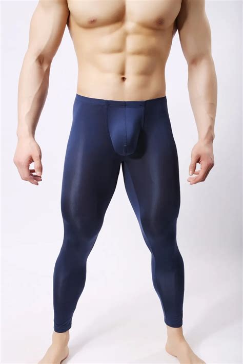 long johns men comfortable sexy leggings men thermal underwear men home pants long underwear ...