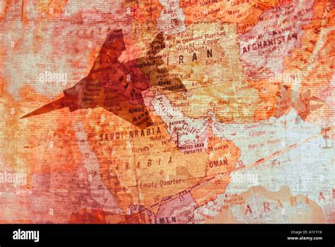 Middle east map hi-res stock photography and images - Alamy