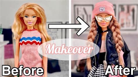 Barbie Doll Makeover Transformation - From Retro to Trendy! | Barbie dolls, Barbie, Princess ...