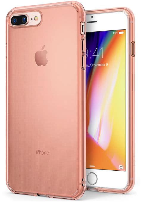 Apple iPhone 7 Plus / iPhone 8 Plus Phone Case, Ringke [AIR] Weightless as Air, Lightweight ...