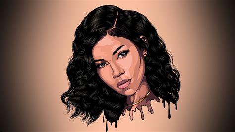 Jhené Aiko Speed Digital Art (Adobe Illustrator) - YouTube