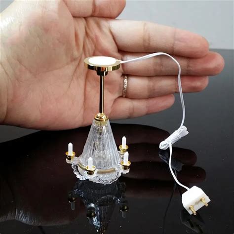 1:12 Dollhouse Miniature Led light lamp simulation mini lighting Furniture toy for dolls ...