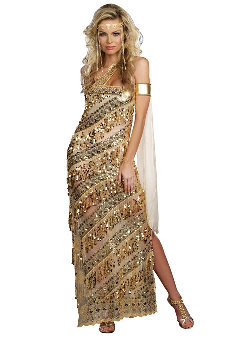 Women's Golden Goddess Costume - Halloween Costume Ideas 2023