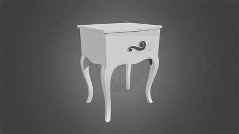 Bedside table Rosalio (Dream Land) - Download Free 3D model by Dream Land (@dream_land) [54158b1 ...